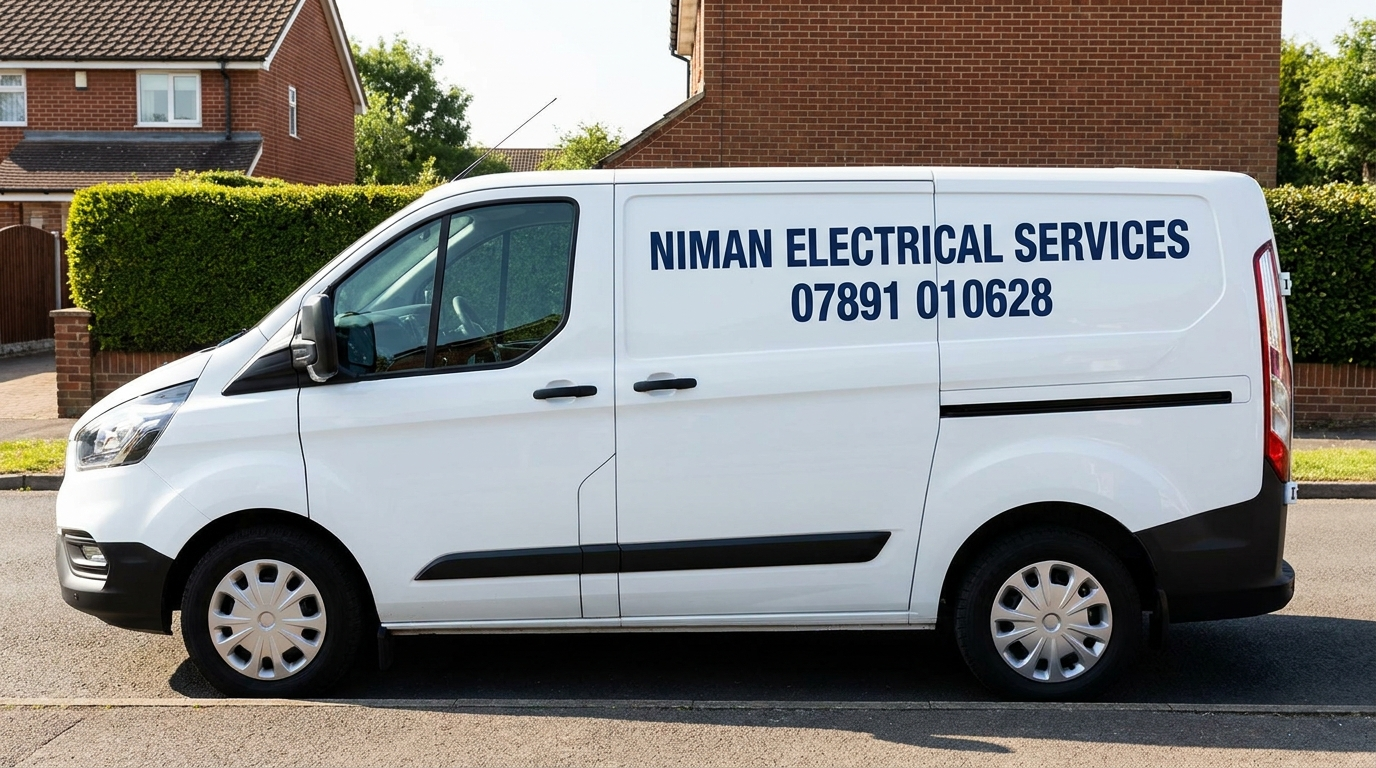 Niman Electrical Services branded work van